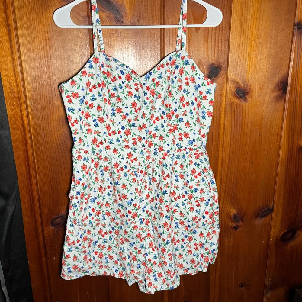 This romper! Has never been worn. It is a large by old navy.